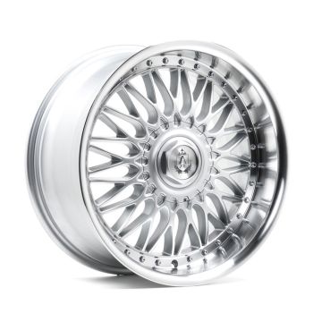 AXE EX10 SILVER & POLISHED LIP 4X98-120 8X18 ET40 73.1