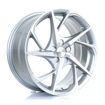 BOLA B18 SILVER POLISHED FACE 5X98-120 8.5X19 ET25-45 CB76