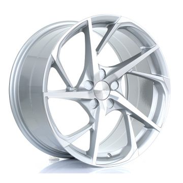 BOLA B18 SILVER POLISHED FACE 5X98-120 9.5X19 ET25-45 CB76