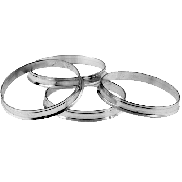 Senterringer Aluminum Set of 4 x Hub Rings 67,1-57,1