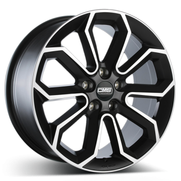 CMS C20 Diamond Black Matt 5x112 17x7 ET35 CB57.1
