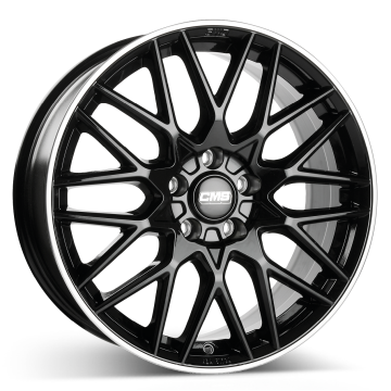 CMS C25 Diamond Rim Black Gloss 5x108 19x8 ET42 CB63.4