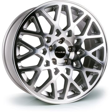 18x8 Dare LG2 5x112 et42 CB73.1 Silver / Polished Face