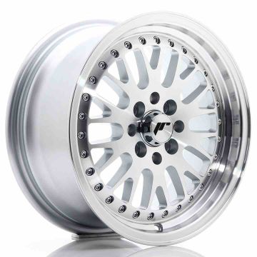 JR Wheels JR10 15x7 ET30 4x100/108 Silver Machined Face