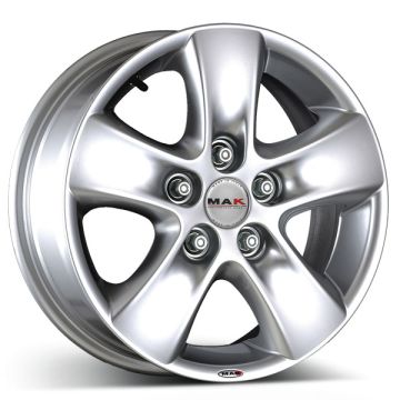 MAK Hd! Hyper Silver 5x127 16x7 ET44 CB71.6