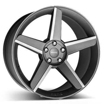 MOMO Stealth Matt Anthracite Polished 5x114 19x8 ET45 CB72.3