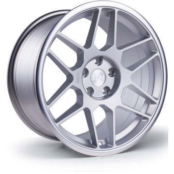 18x8.5 3SDM 0.09 5x120 et35 CB72.6 Matt Silver Mirror Lip
