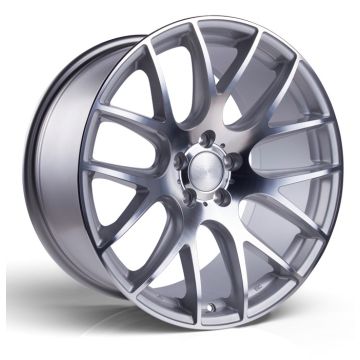 19x8.5 3SDM 0.01 5x120 et38 CB72.6 Silver Cut
