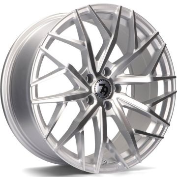 79WHEELS SV-C SILVER POLISHED FACE 5X108 7.5X17 ET42 67.1