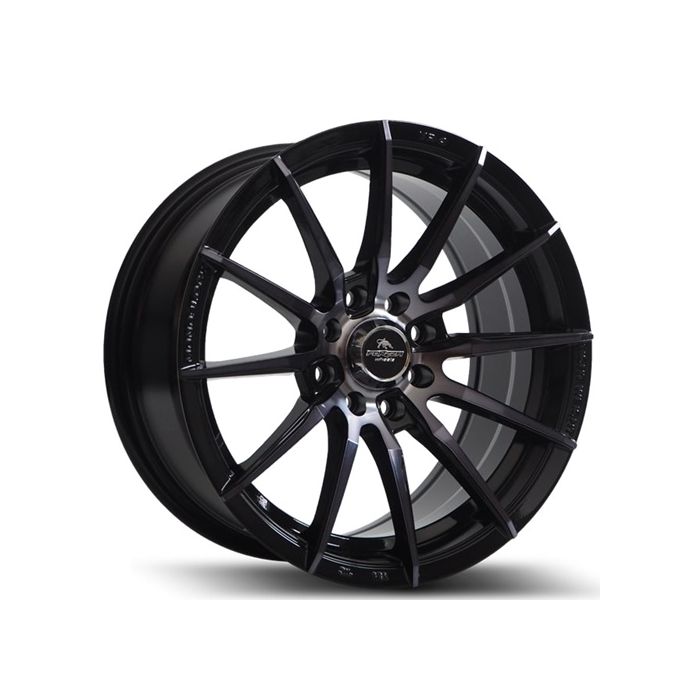 Ratlankis Forzza Atom 7X15 4X100/108 ET25 73,1 Black Magic Machined main product photo