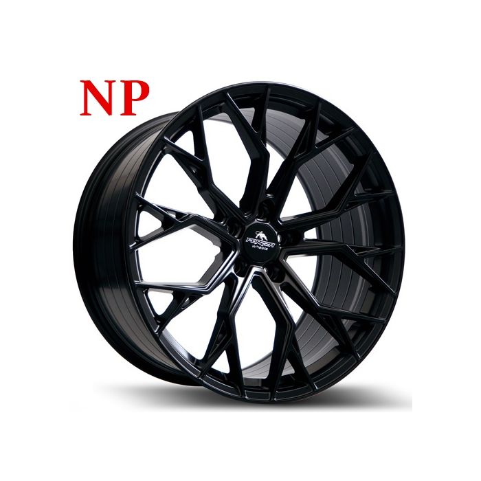Ratlankis Forzza Titan 9,5X19 5X112 ET38 66,45 Satin Black main product photo