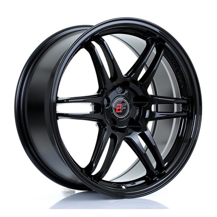2FORGE ZF5 GLOSS BLACK 5X98-130 8X18 ET15-35 CB76 main product photo