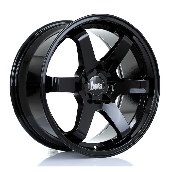 BOLA B1 GLOSS BLACK 5X98-130 8.5X18 ET30-45 CB76 main product photo