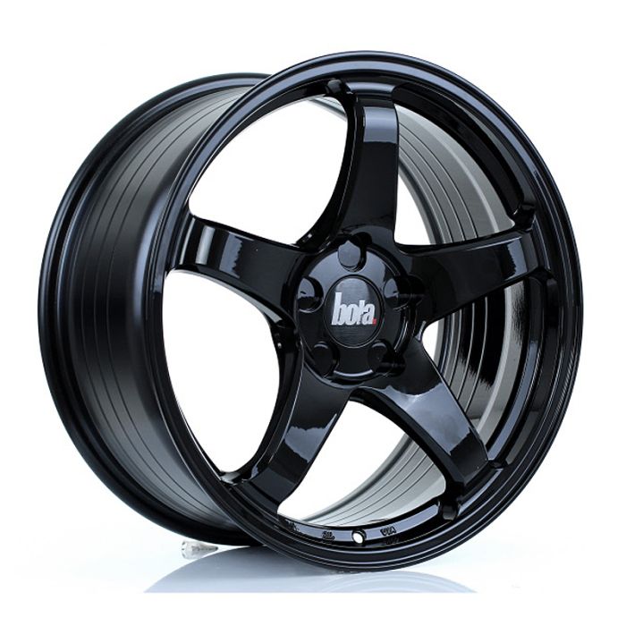 BOLA B2R GLOSS BLACK 5X98-120 8.5X18 ET30-45 CB76 main product photo