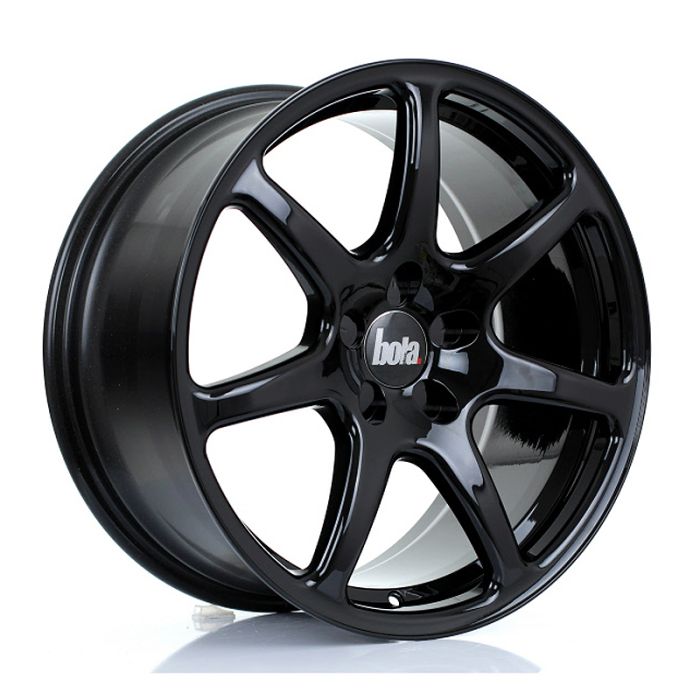 BOLA B7 GLOSS BLACK 5X98-130 8.5X18 ET42-45 CB76 main product photo