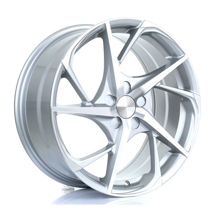 BOLA B18 SILVER POLISHED FACE 5X98-120 8.5X19 ET25-45 CB76 main product photo