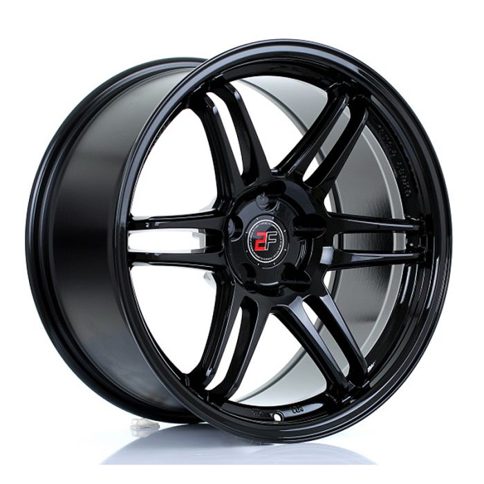 2FORGE ZF5 GLOSS BLACK 5X98-130 9X18 ET0-35 CB76 main product photo
