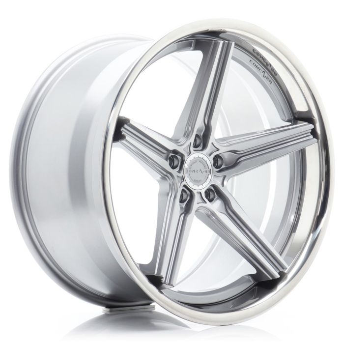 Concaver CVR9 20x10 ET10-47 BLANK Brushed Titanium main product photo