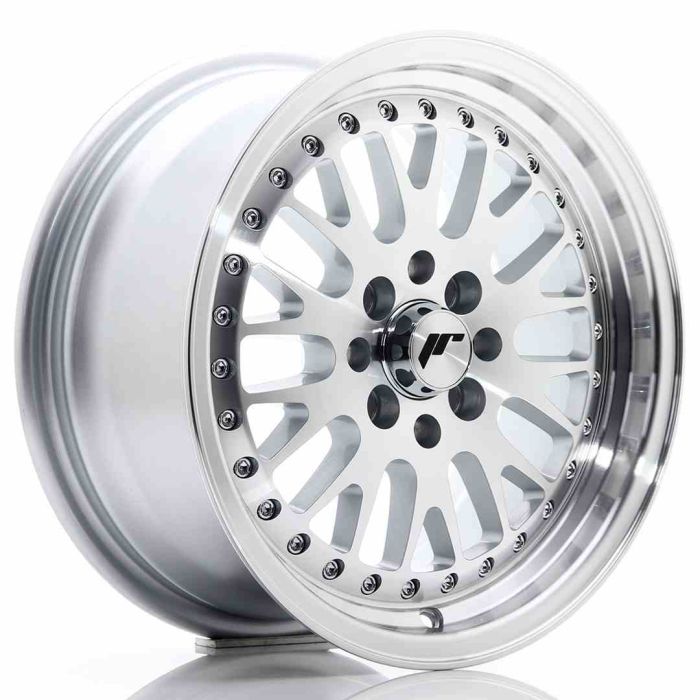 JR Wheels JR10 15x7 ET30 4x100/108 Silver Machined Face main product photo