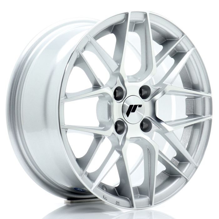 JR Wheels JR28 15x7 ET38 4x100 Silver Machined Face main product photo