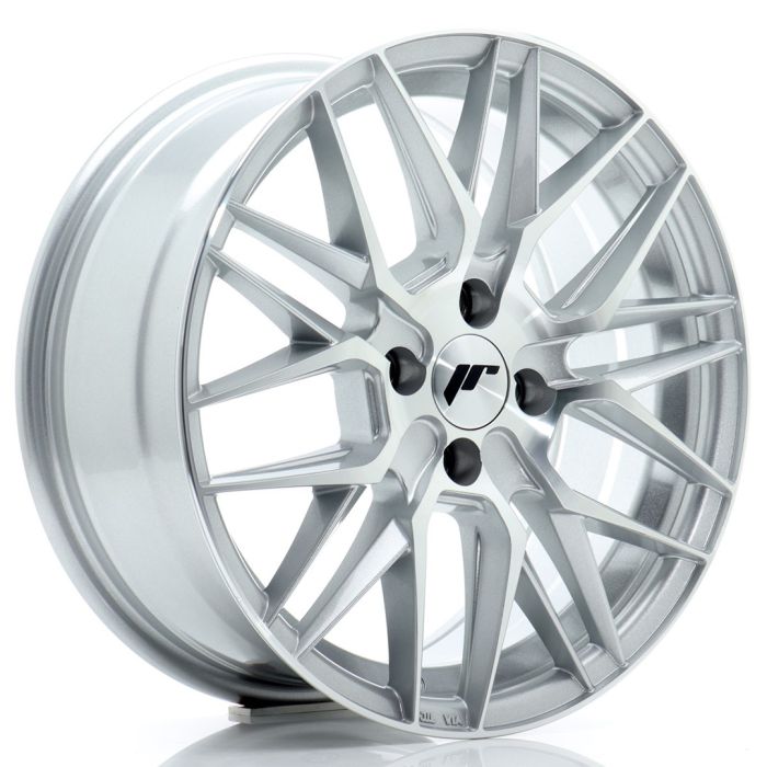 JR Wheels JR28 16x7 ET40 4x100 Silver Machined Face main product photo