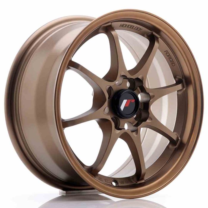 JR Wheels JR5 15x7 ET35 4x100 Dark Anodized Bronze main product photo