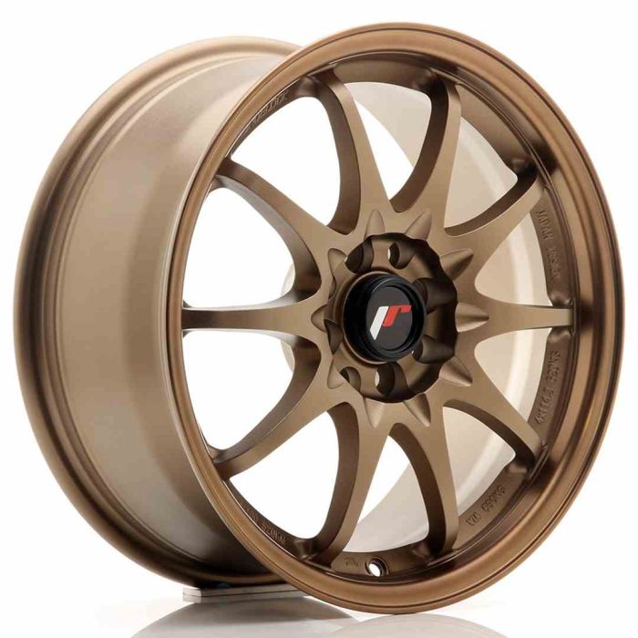 JR Wheels JR5 16x7 ET30 4x100/108 Dark Anodized Bronze main product photo