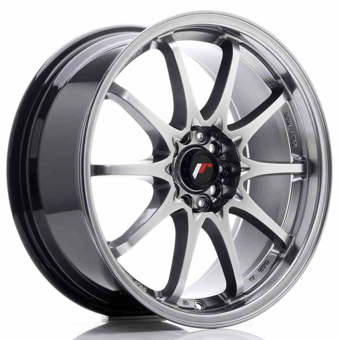 JR Wheels JR5 18x8 ET35 5x114,3 Hyper Black main product photo