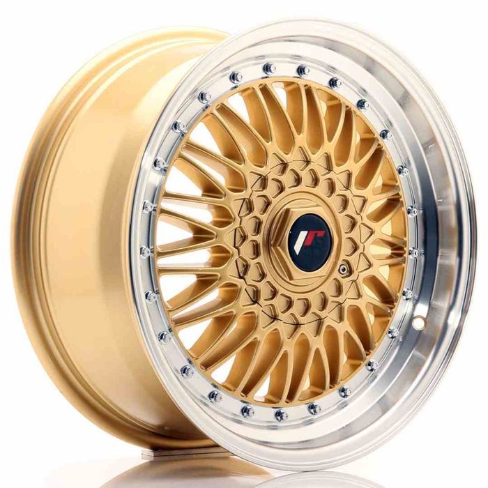 JR Wheels JR9 17x7,5 ET20 BLANK Gold w/Machined Lip main product photo