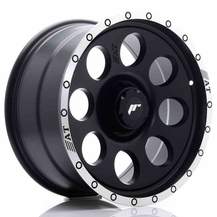 JR Wheels JRX4 18x9 ET0-20 6H BLANK Matt Black w/Machined Lip main product photo