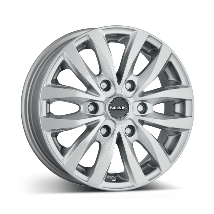 MAK Load6 Silver 6x125 16x6 ET50 CB74.1 main product photo