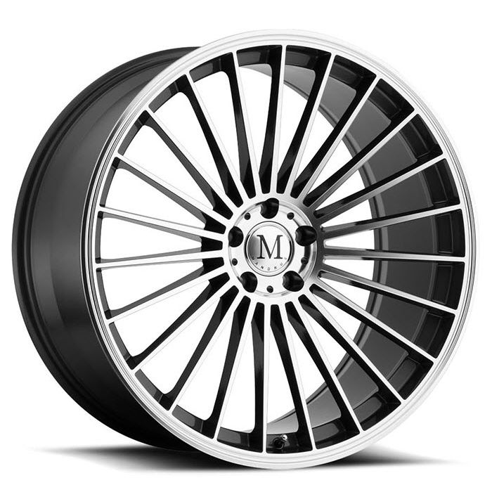 Mandrus 23 Gunmetal W/Mirror Cut Face 5x112 18x8 ET25 CB66.6 main product photo
