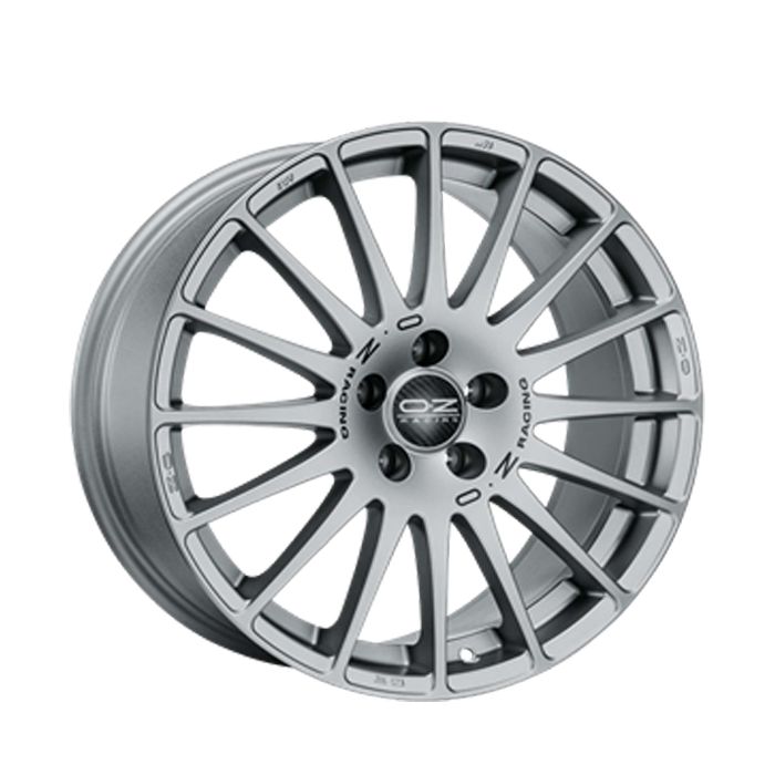 OZ Superturismo GT Grigio Corsa Black Lettering 5x114 18x8 ET40 CB75 main product photo