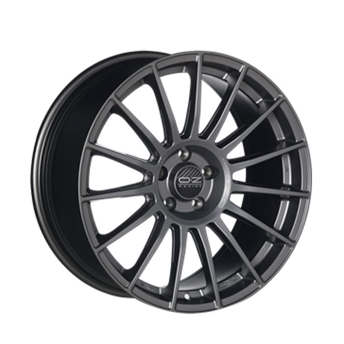 OZ Superturismo LM Matt Graphite Silver Lettering 5x120 19x8 ET29 CB79 main product photo