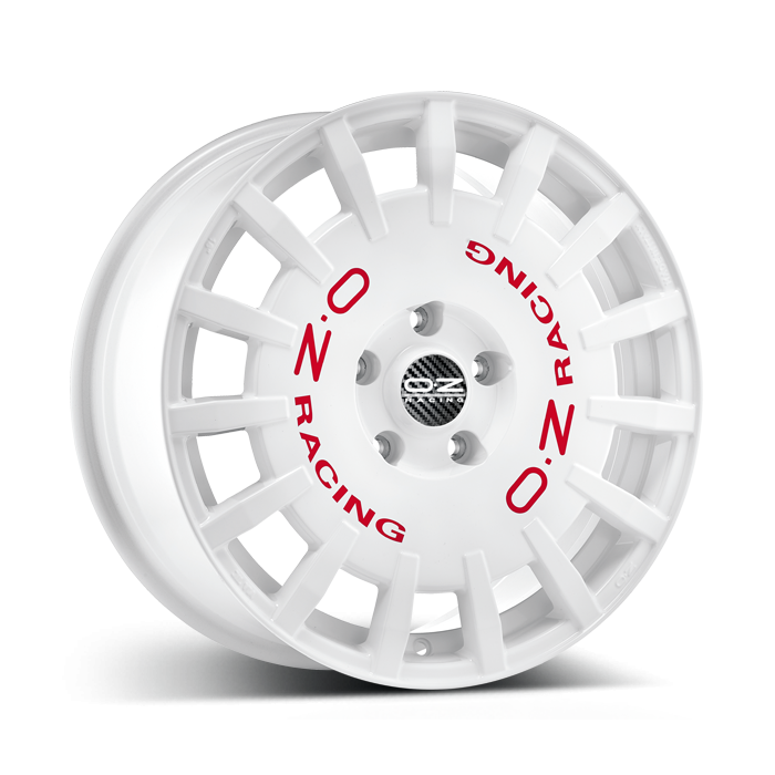 OZ Rally Racing Race White Red Lettering 5x108 18x8 ET45 CB75 main product photo
