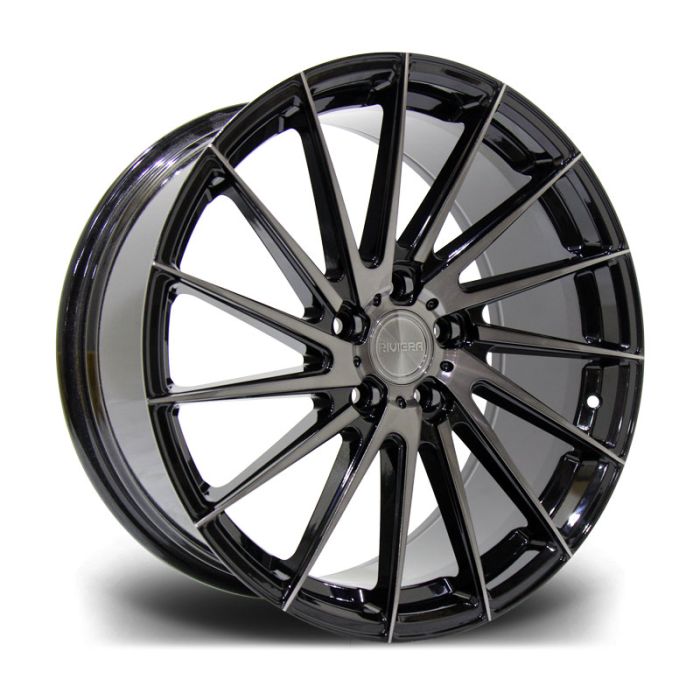 RIVIERA RV199 19X8.5 5X112 45 73.1 BLACK POLISHED DTINT main product photo