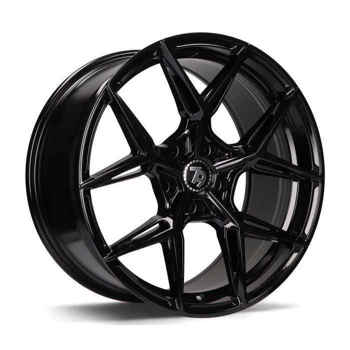 79WHEELS SCF-B GLOSS BLACK 5X112 8X18 ET35 66.6 main product photo