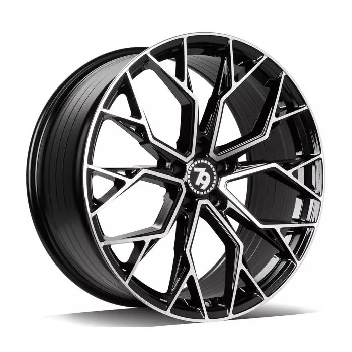 79WHEELS SCF-H BLACK POLISHED FACE 5X120 9.5X19 ET35 72.6 main product photo