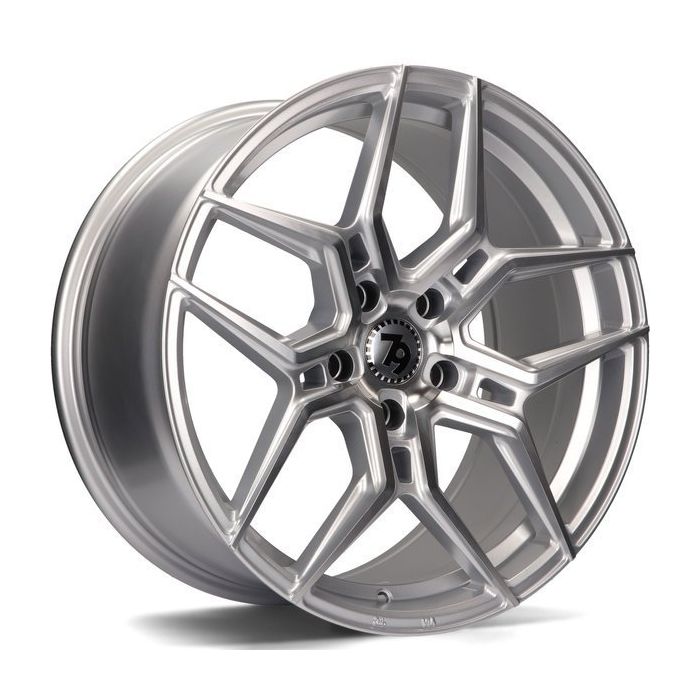 79WHEELS SV-B SILVER POLISHED FACE 5X120 9.5X19 ET38 74.1 main product photo