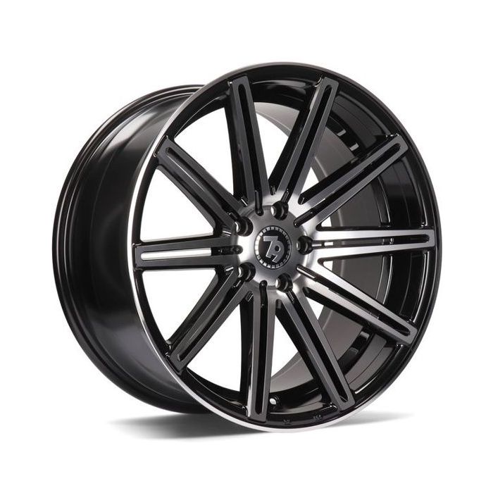 79WHEELS SV-M BLACK POLISHED FACE 5X112 8X18 ET35 66.6 main product photo