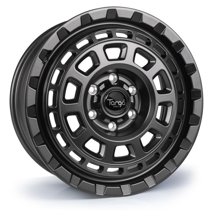 17x8 Targa TG9-HD 5x160 et45 CB65.1 Matt Black main product photo