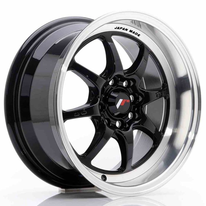 JR Wheels TF2 15x7,5 ET10 4x100/114 Gloss Black main product photo