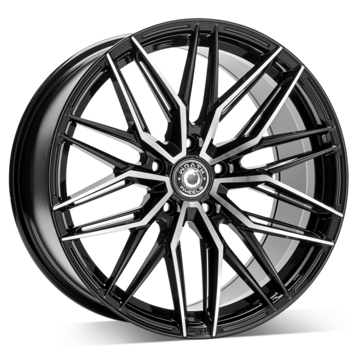 WRATH WF9 GLOSS BLACK POLISHED FACE 5X120 8.5X19 ET35 74.1 main product photo