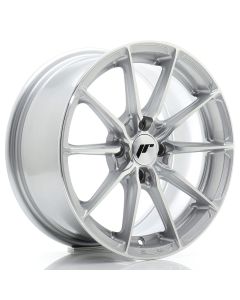 JR Wheels JR37 15x7 ET38 4x100 Silver Machined Face