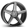 MOMO Stealth Matt Anthracite Polished 5x110 19x8 ET30 CB65.1