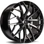 79WHEELS SV-C GLOSS BLACK POLISHED FACE 5X120 8X18 ET33 72.6